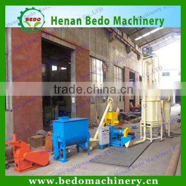 good quality low price fish pellet processing machine /floating single screw fish pellet machine with CE