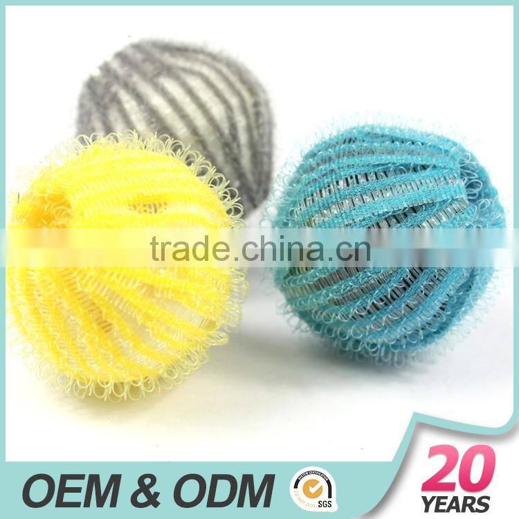 Guangzhou 12 fitted with strong decontamination clean bra solid nylon washing ball