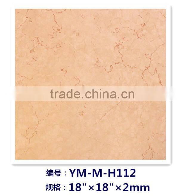 Moisture proof and anti-cigarette pvc flooring covering