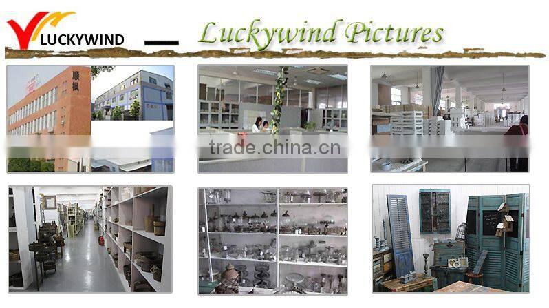 clear glass panel side vintage style hold candle antique metal lantern