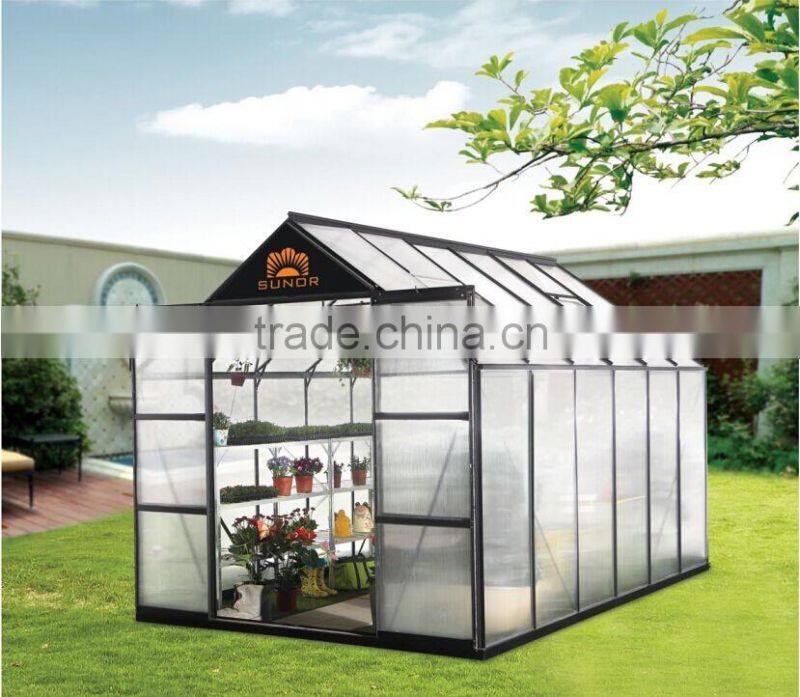 10 Year Experinces Manufactuer of 8*8 FT Aluminum Garden Greenhouse