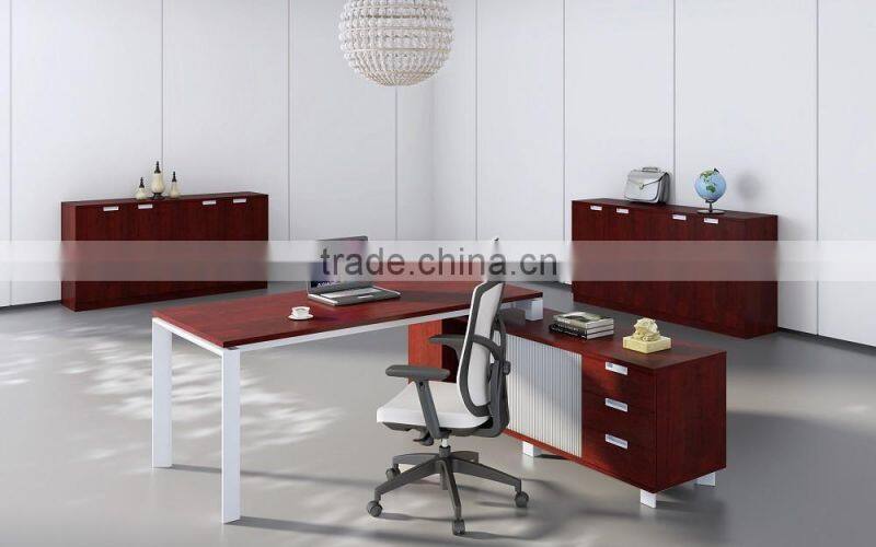 cheap office furniture traditional lavish E1 quality MFC executive office desk