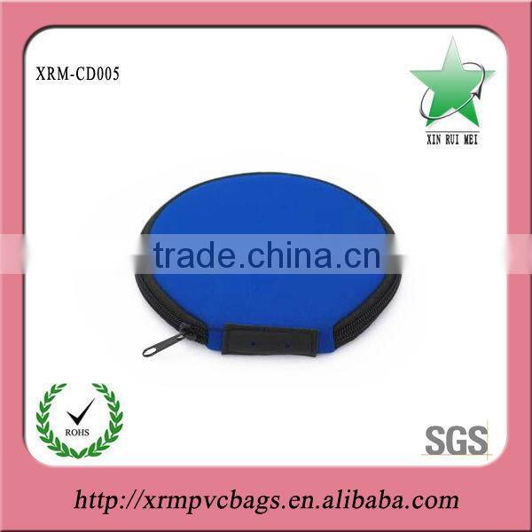 Cute round cd wallet with strap