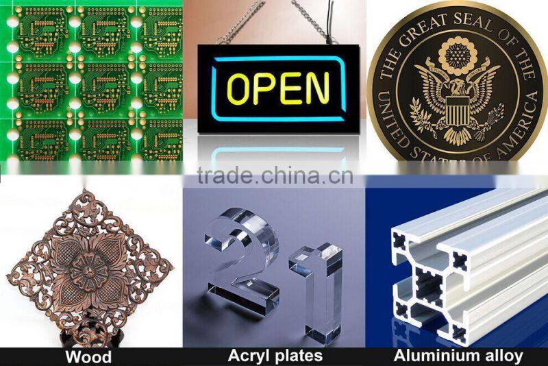 Manufacture 3 Axis CNC Router 6090 With 1500, 2200,3000 W Spindle 220V/110V/380V