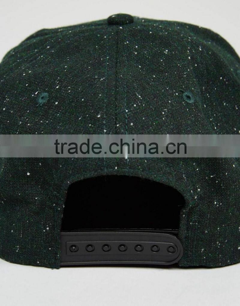 Daijun New Design OEM Hot Sale Plastic Buckle Embossed Khaki Men Custom Hemp Snapback Hat
