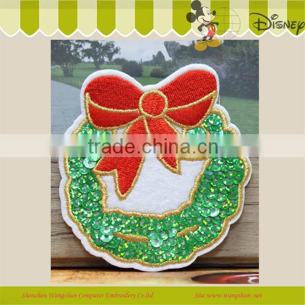 2014 Hot Sale Christmas Hat Logo Embroidery Epaulette Pin-On