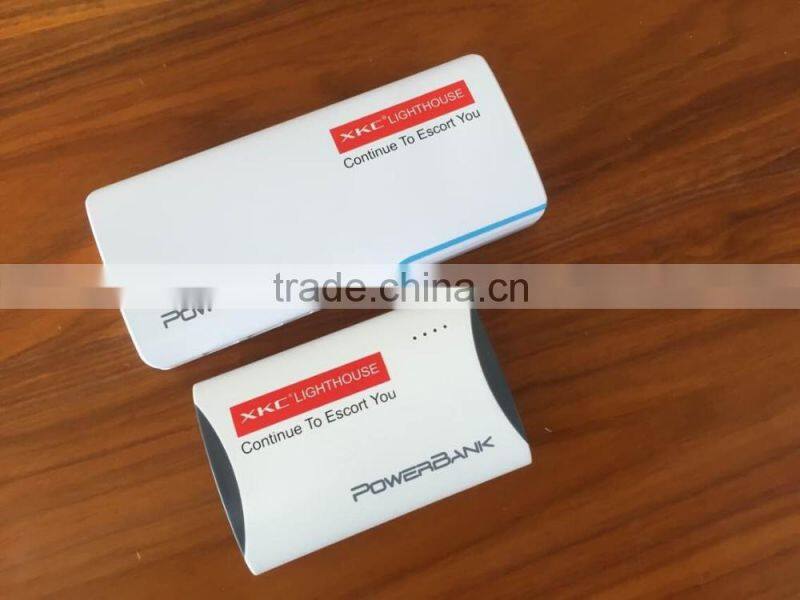 Private Model Mobile Charger Universal Portable Patent Lighthouse Power Bank 10000mAh for Blackberry phone