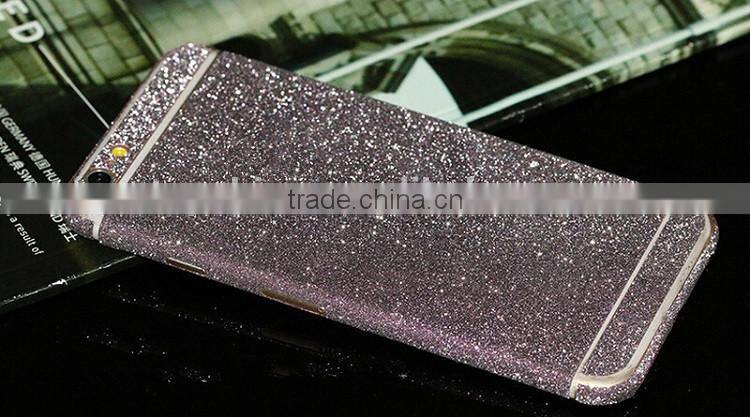 Glitter full body sticker for iPhone 6,for iPhone decal skin sticker