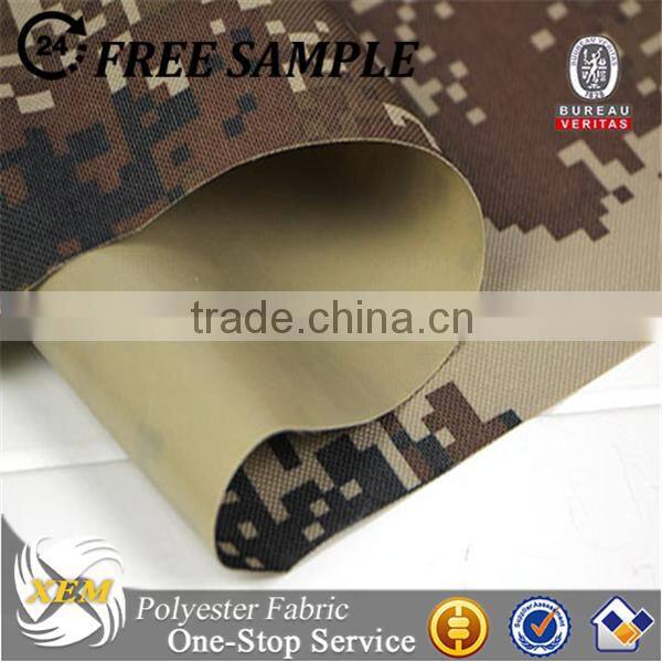 Oxford Fabric with Milky Coated for Military Supply Fabric
