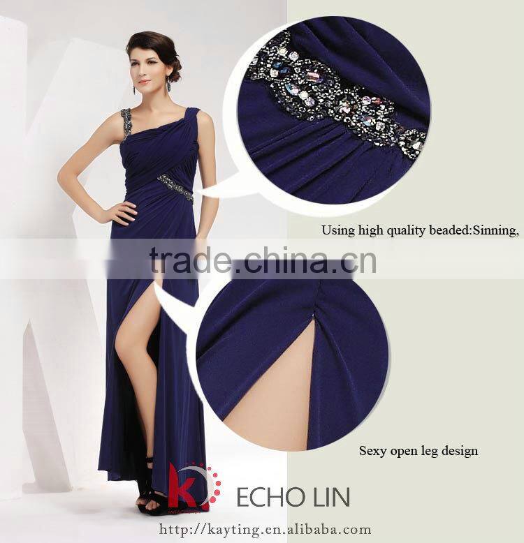 Sexy back open beaded and ruffle adult birthday party dresses