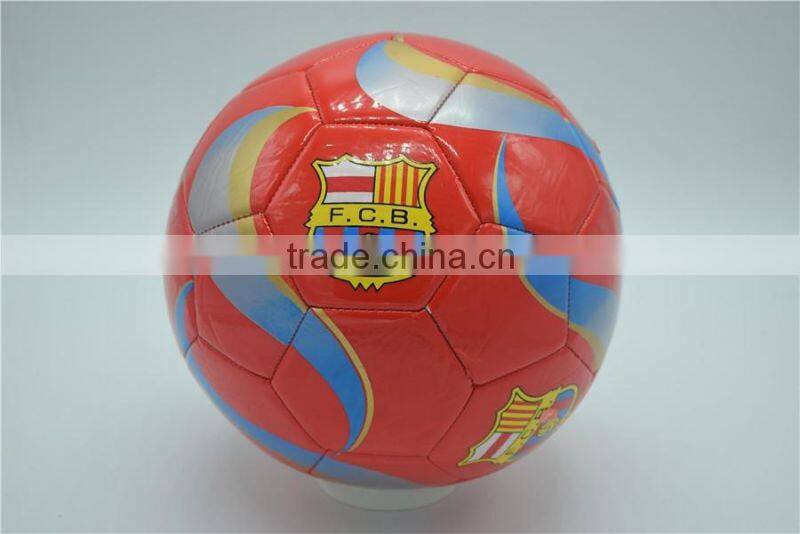 beautiful color pvc soccer football for training and match