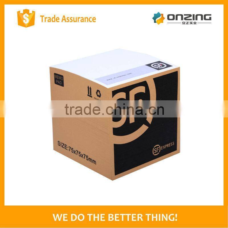 High quality OEM paper block note cube memo pad with custom print