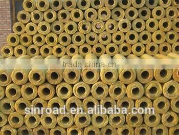 CE & ASTM Certificated Water Insulated Fireproof Rockwool Pipe / Tube InsulationProducts Made in China