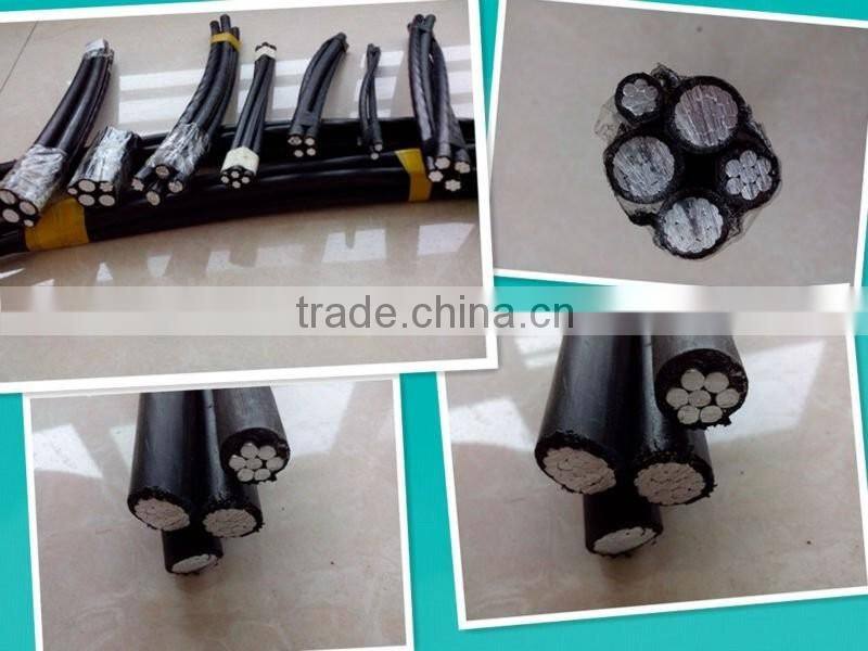 quadruplex core xlpe insulation abc 50mm2 aerial bundled cable