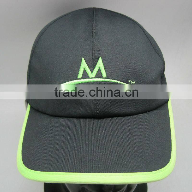 Custom Cheap Black Fitted Baseball Hat In 100% Cotton