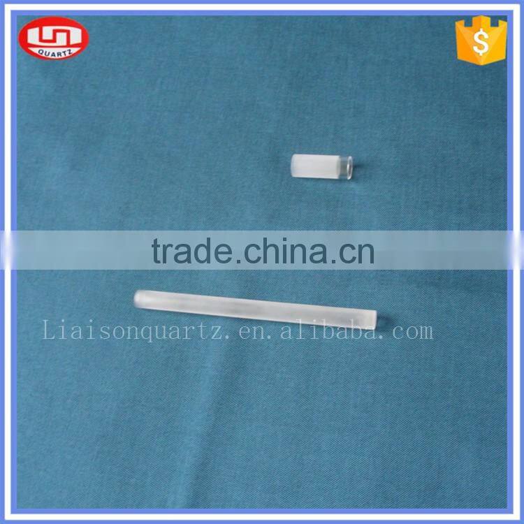 Hollow milky quartz glass tube from Lianyungang