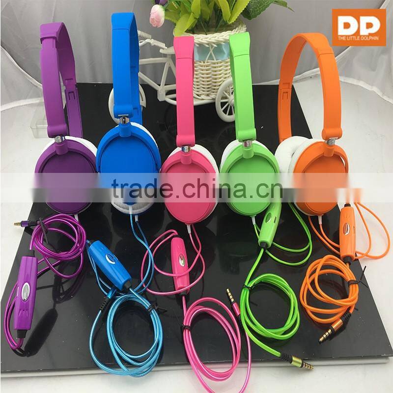 Comfortable glowing headband headphones visible in the darkness EL AUX cable fashion color earphone