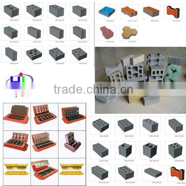 china block machine cement block making machine QT8-15