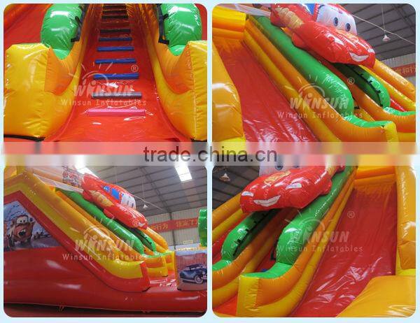 colorful kids inflatable blue cat jumping castle,inflatable games for amusement park ,obstacle toys