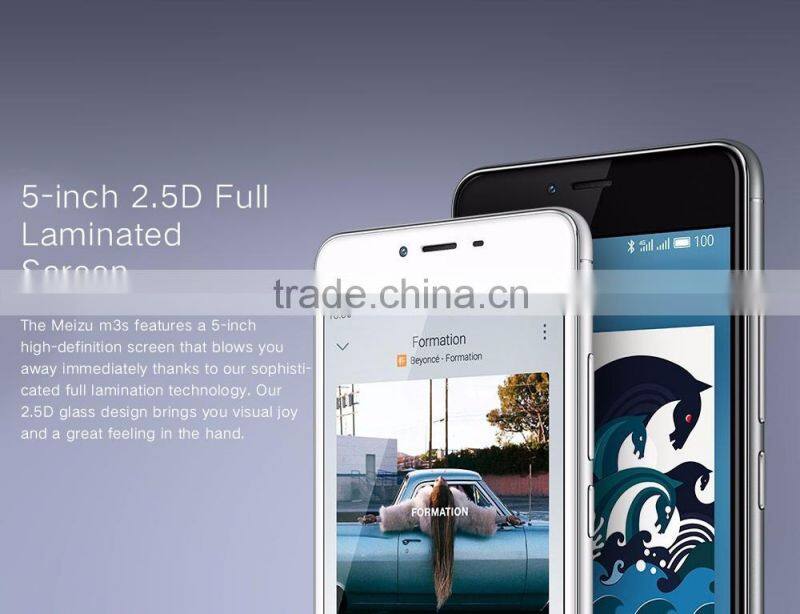 Original Meizu M3s Mini MTK6750 Octa Core Fingerprint ID 2G RAM FDD LTE 4G 5.0 " FHD 1280x720P 13.0MP 2.5D Glass Mobile Phones