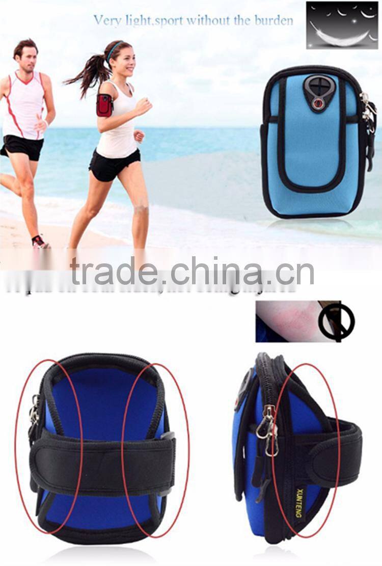 New arrival wholesale smart waterproof phone fashion sport arm bag