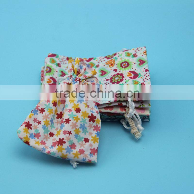 Decorative Custom Drawstring Jewelry Bag