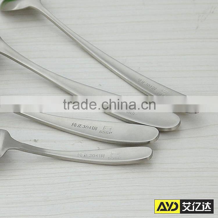 Quadrate Spoon! Aiyida mamanufacture stainless steel spoon