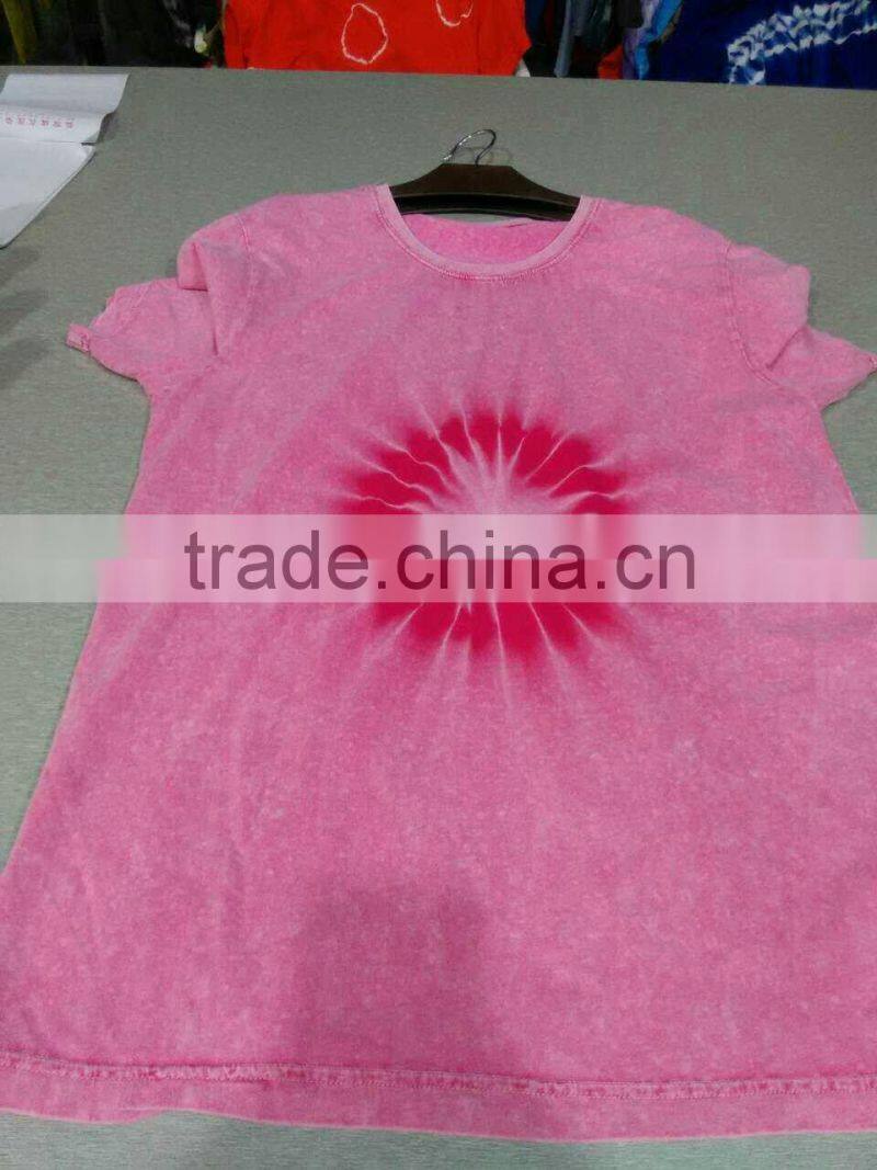 OEM tie-dye t-shirts custom t-shirts ethnic t-shirt