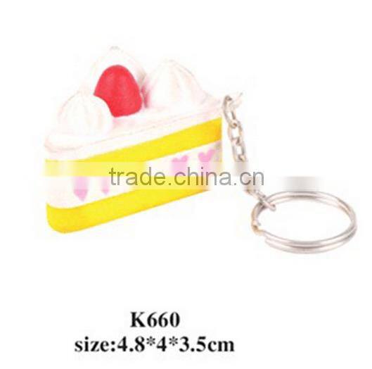 custom donut keychain bread vinyl emulational,oem donut keychain plastic with chocolate,vinyl emulational donut keychain