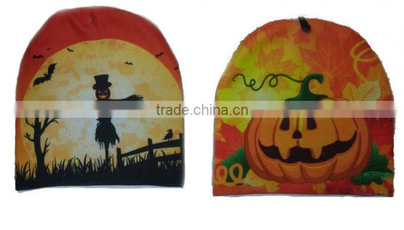 2016 fashion printing Embroidery Christmas hat , Christmas hat/gift for baby/adult