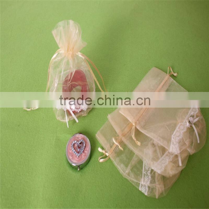Customized organza jewelry lace gift bag wholesale