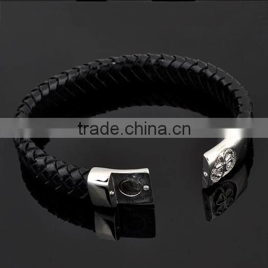 Best Selling Men Braided Leather Handmade Bracelet