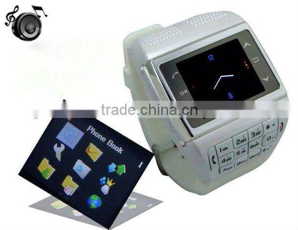 V6 watch mobile phone1.33 inch 260K color TFT touch screen1.3 Mega pixel camera