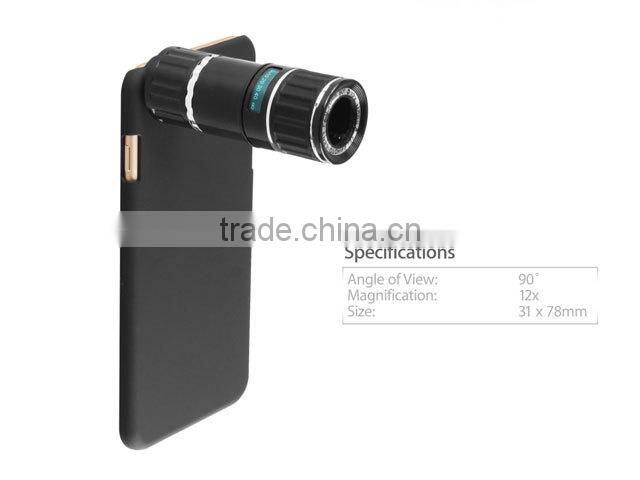 Brand New 12X Zoom Telescope Lens W/ Mini Tripod For iPhone 6/6S
