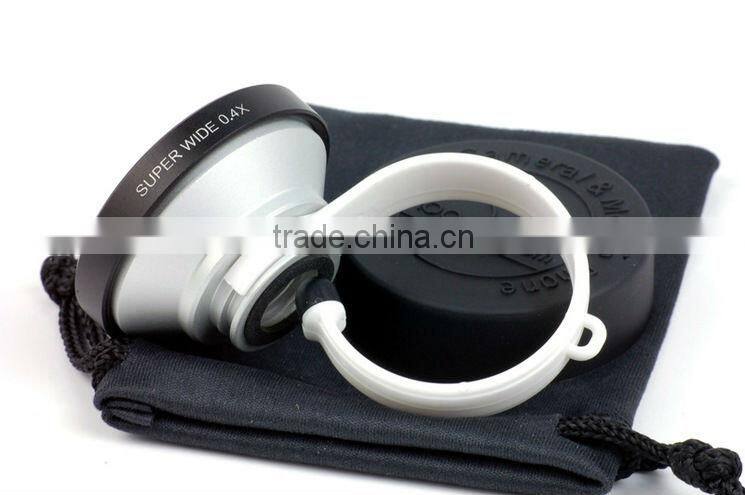 Portable 0.4X Wide Camera Lens For iPhone/iPad/Samsung/HTC