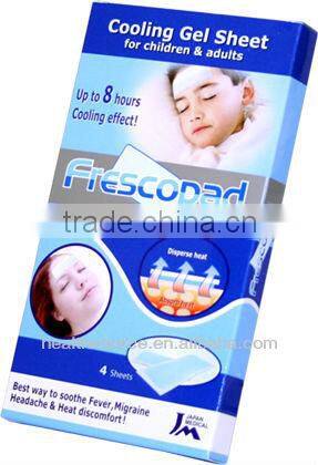 fever cooling gel sheet for adult & kids