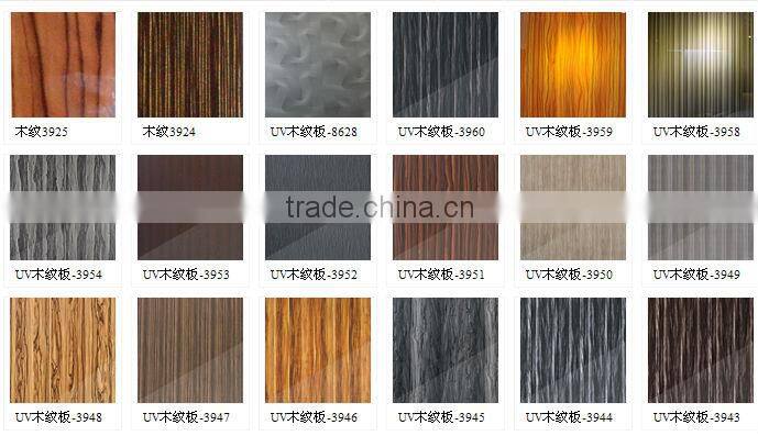 Titanium plate series /WOOD GRAIN UV BOARD