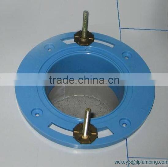 toilet plastic flange with bolt kits