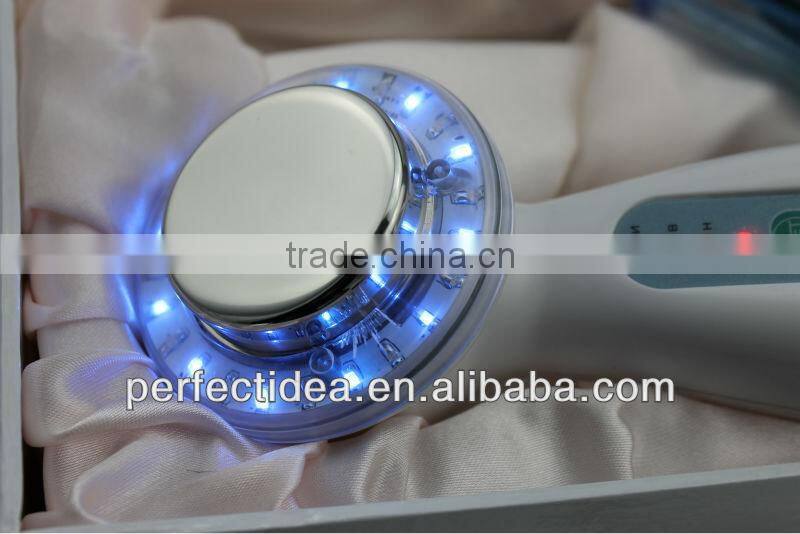 BP-009 portable 1mhz ultrasonic red light therapy for skin beauty device