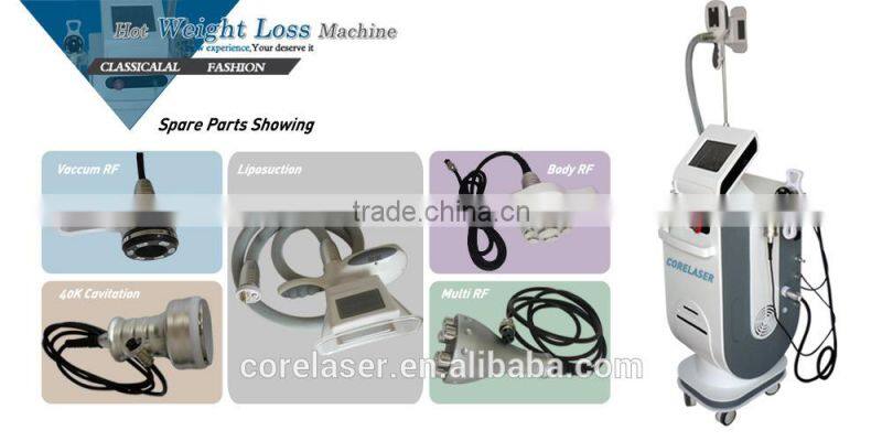 multi-functional RF/40K/bio/vacuum cavitation system beauty machine Made in China