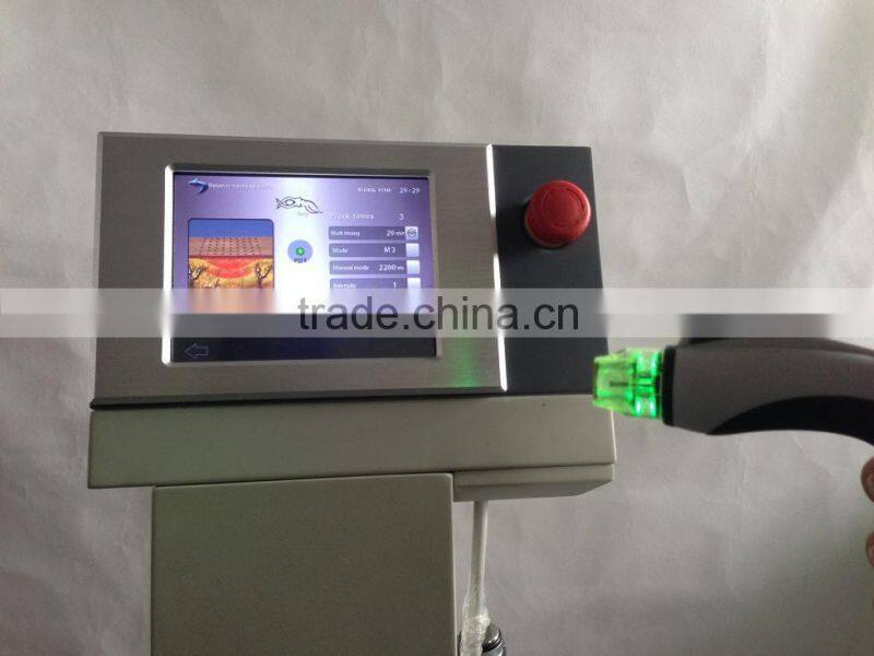 Microneedle fractional rf
