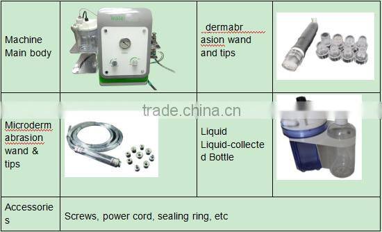 high quality factory supply diamond dermabrasion machine face cleaning machine for spa and home use