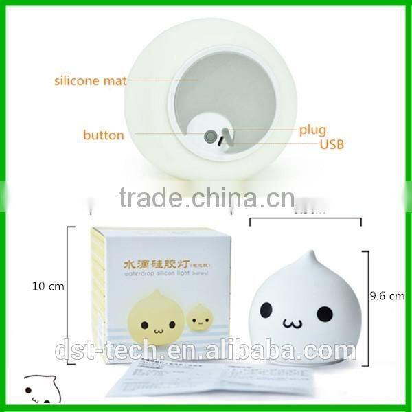 Newest silicone colorful waterproof light rechargeable color changeable light