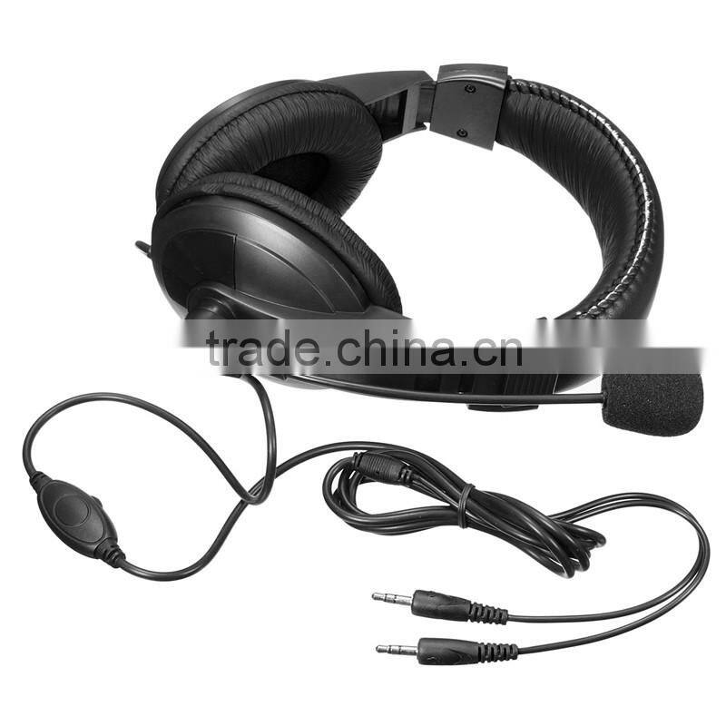 Gaming Headphone 3.5mm Surround Stereo Headset Headband Headphone with Mic for PC Laptop Low Bass Wired Headset