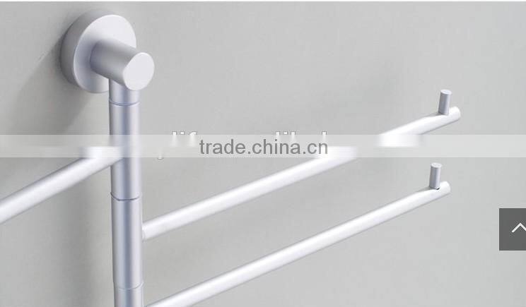 2016 Stainless Steel Wall Mounted Bathroom adjustable free rotation Towel Rack, towel rail bathroom