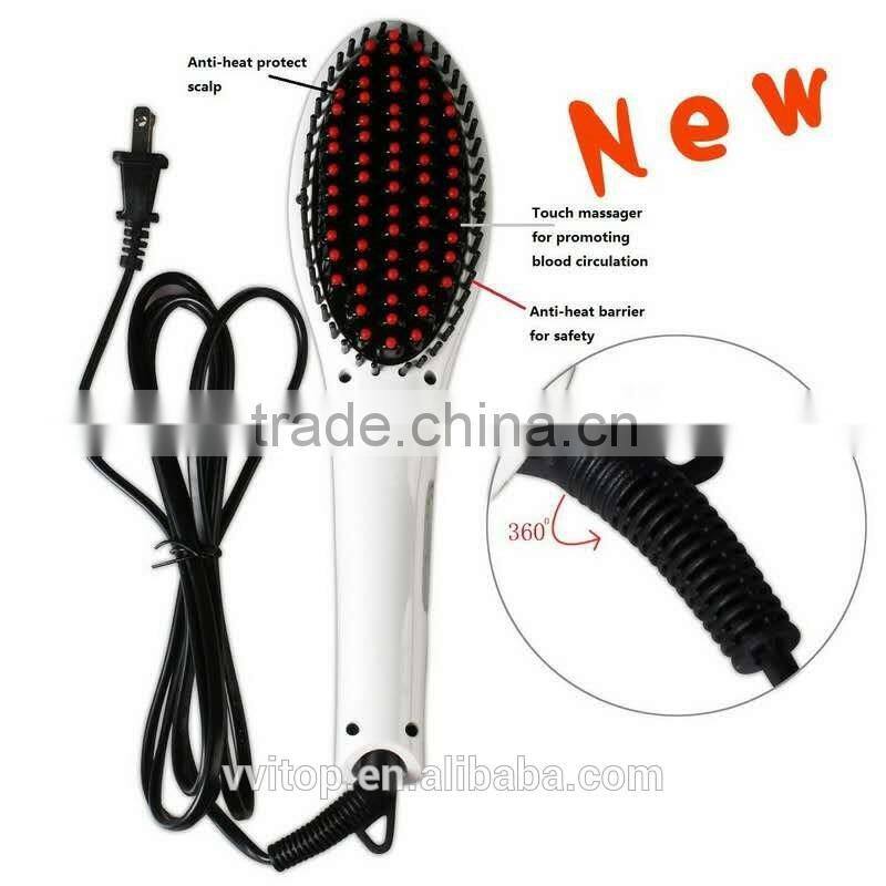New Beauty VVI Electric LCD ceramic hair straightener combo