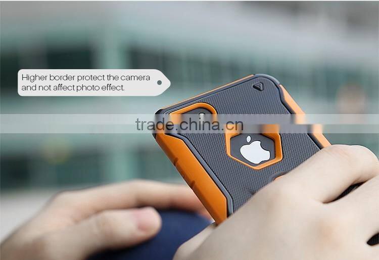 ORIGINAL NILLKIN Stronger Defender 4 Rubber Rugged Cover Case for iPhone 7 ALLOY KICKSTAND CASE ROBOT KICKSTAND CASE