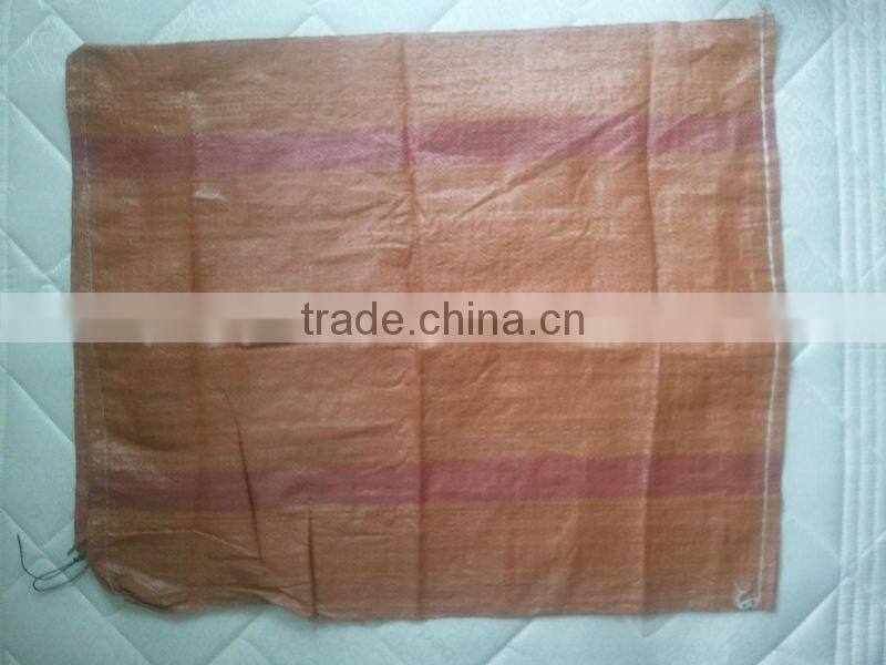 PP Woven bags with drawstring on top