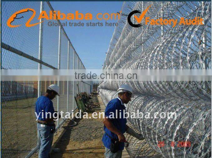 hot dip galvanized steelsheet razor barbed wire of china factory