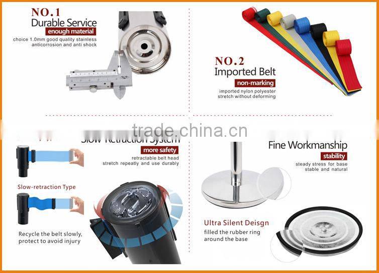 bank queue line control barrier&traffic fence